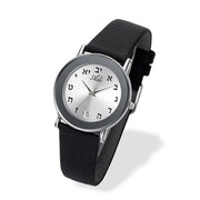 Silver Tone Aleph Bet Hebrew Watch 32 mm