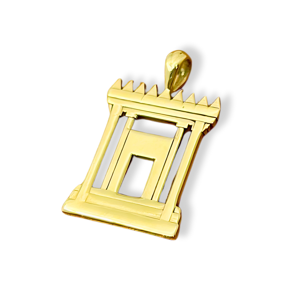 Jerusalem Temple Necklace in 14K Gold