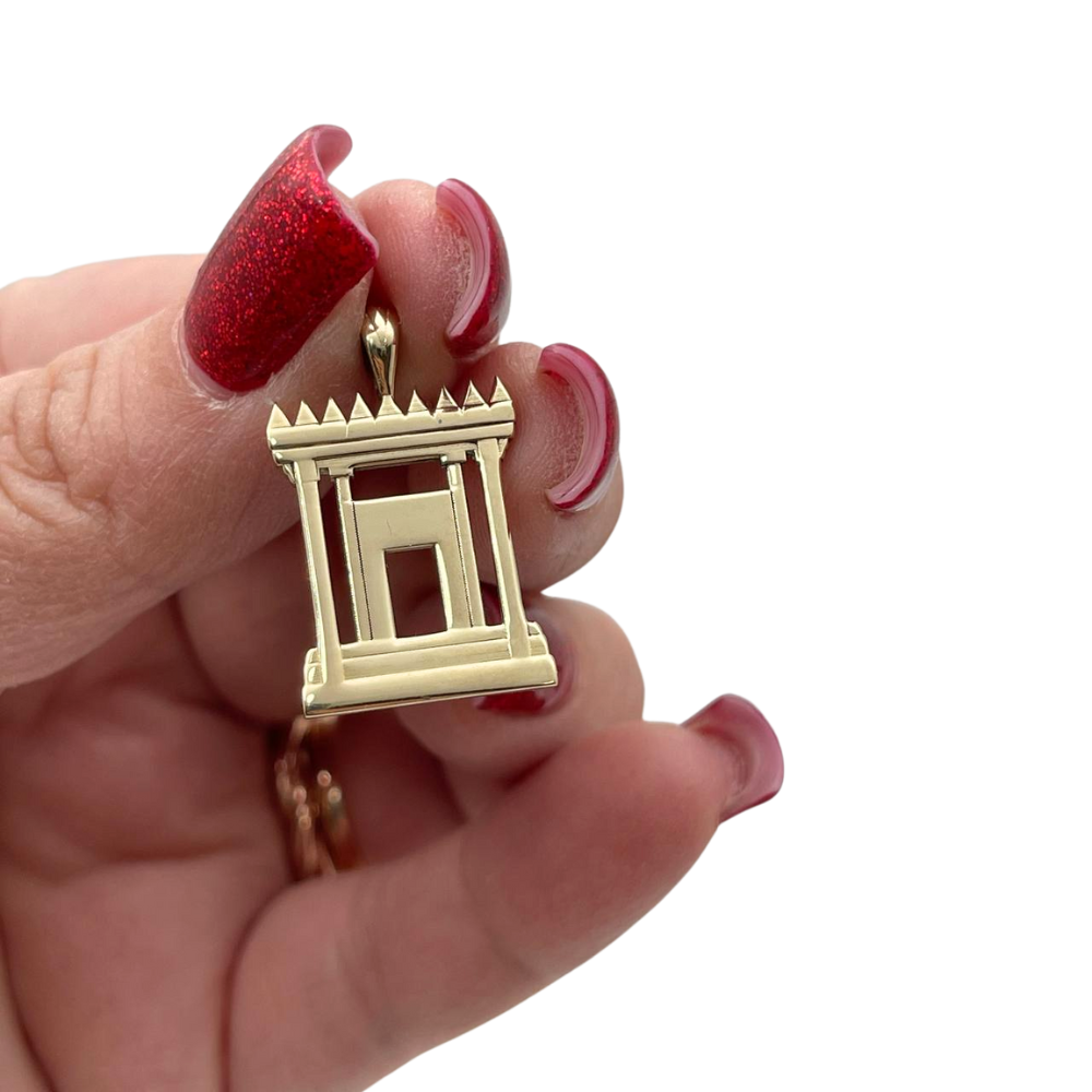 Jerusalem Temple Necklace in 14K Gold