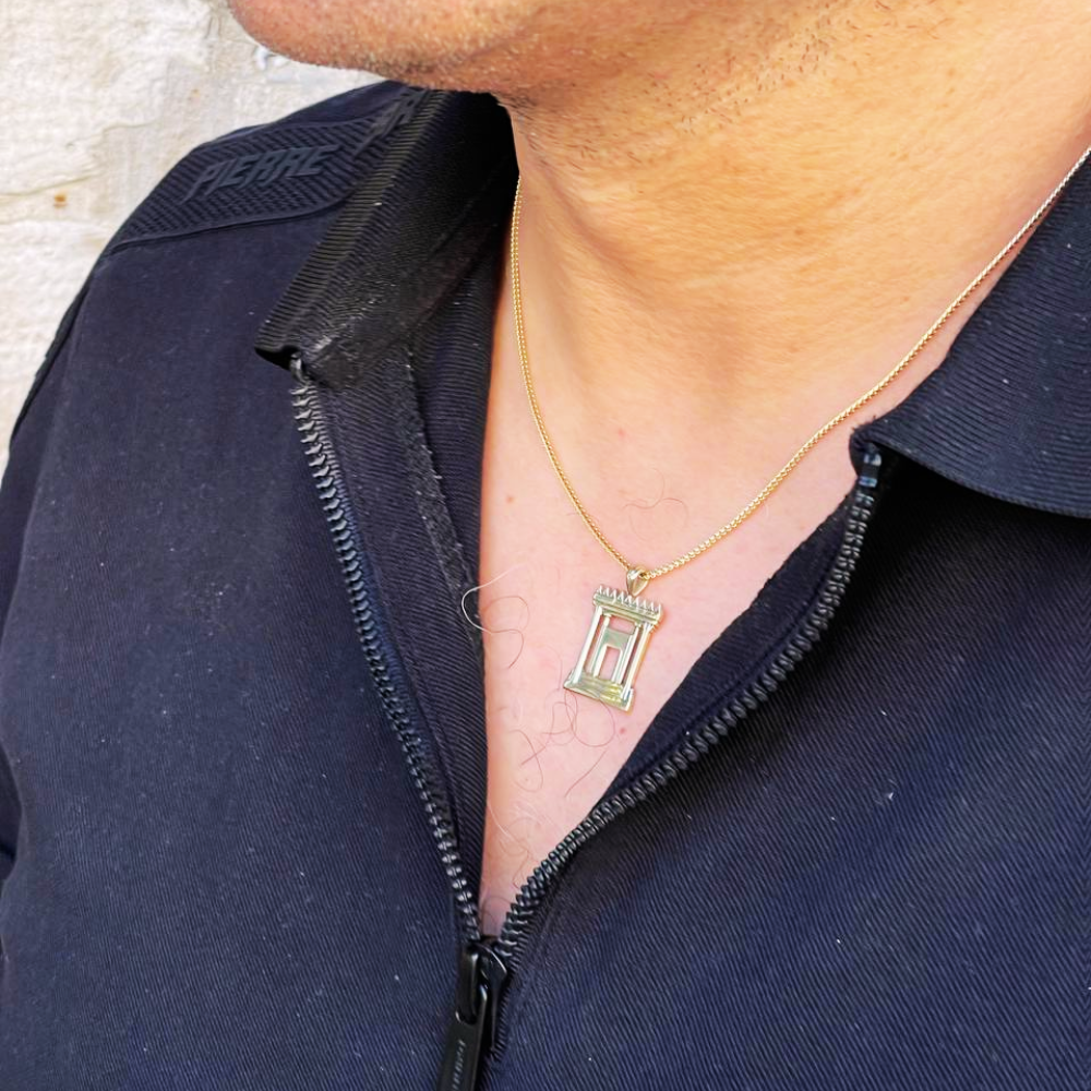 Jerusalem Temple Necklace in 14K Gold