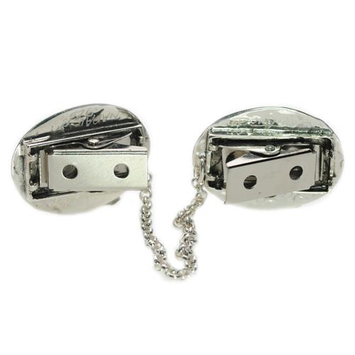 Enamel Colored Star of David Silver Tallit Clip