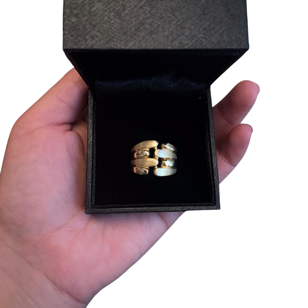 Gold Israeli Ring - 14k Gold Sabra Ring