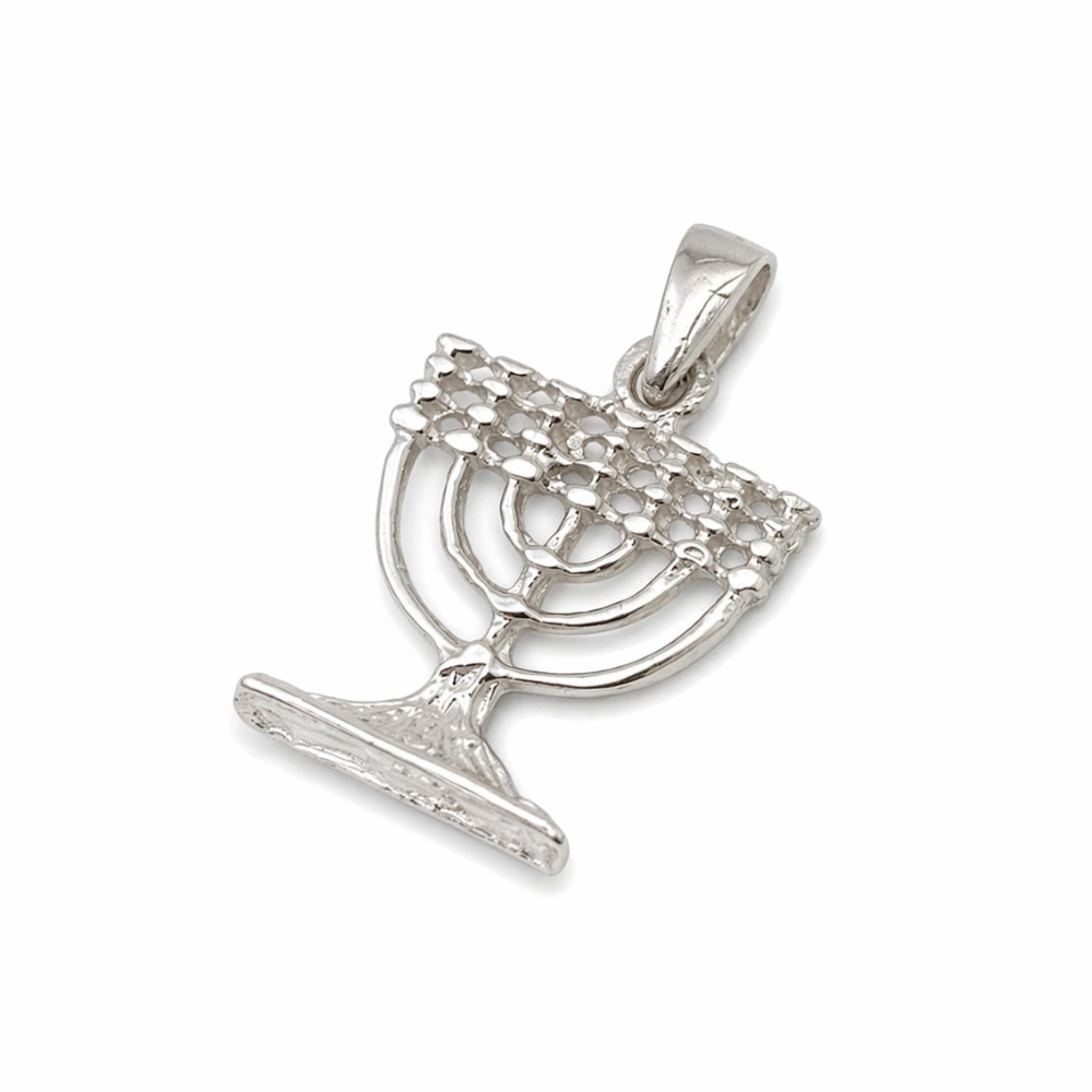 Menorah Pendant in 14k Gold