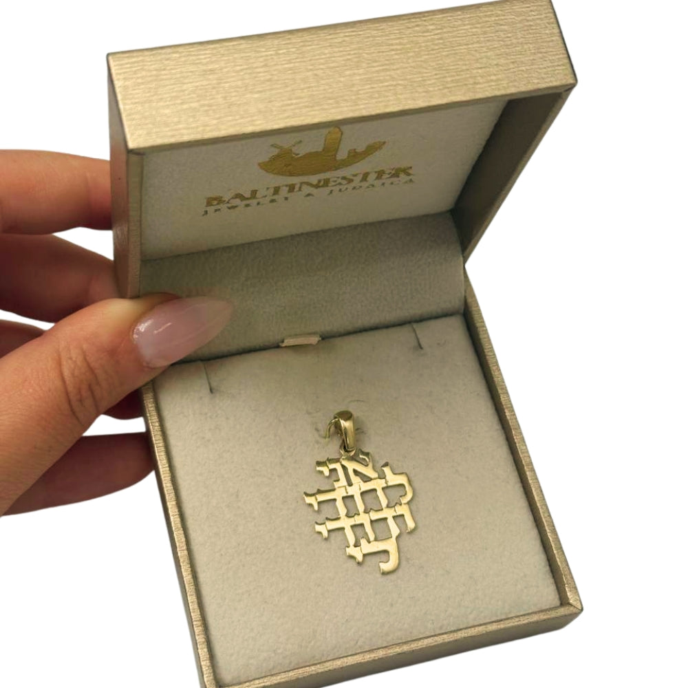 14K Gold Ani L'dodi Pendant