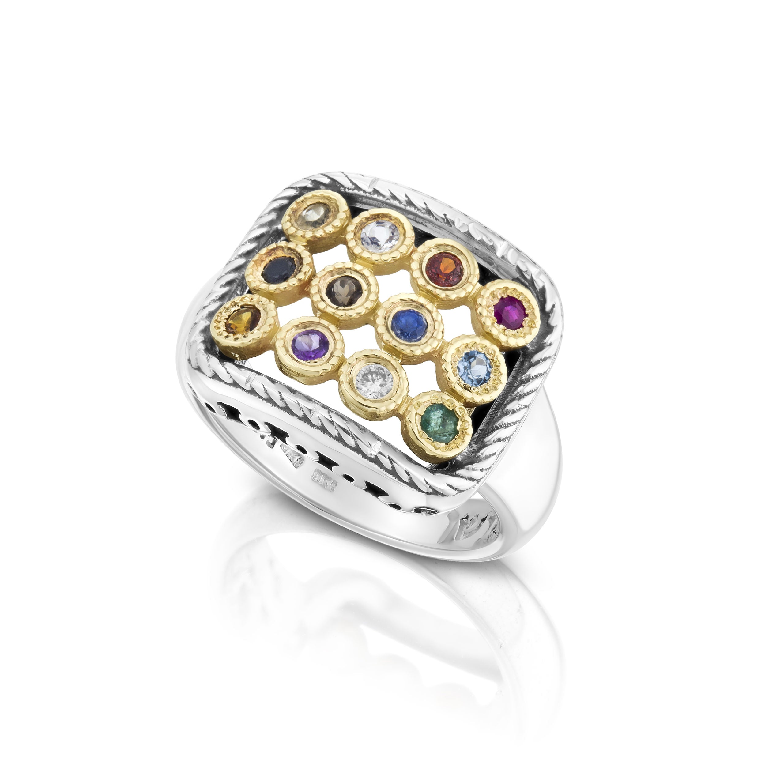 Silver and Gold Hoshen Ring