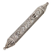 Sterling Silver Filigree Triangular Mezuzah Case