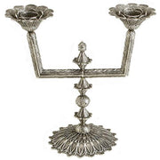 Sterling Silver Filigree Square Candelabra