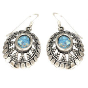 Roman Glass Armor Earrings