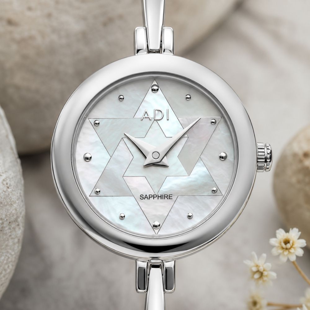 Star of David Women's Watch Stainless Steel Silver or Gold