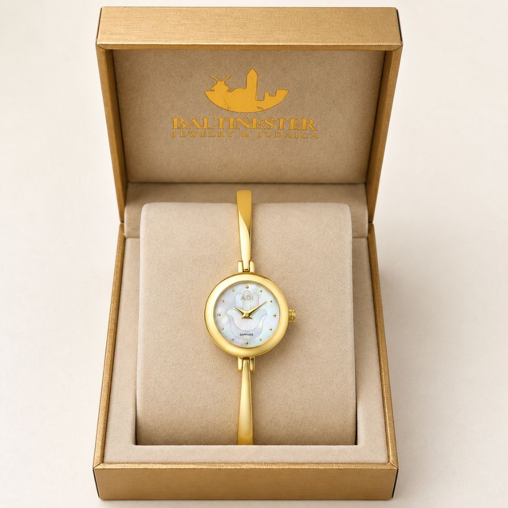 Women's Hamsa Stainless Steel Watch in Silver or Gold Tone