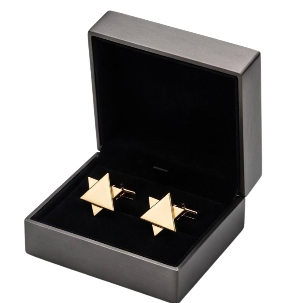 14k Gold Star of David Cufflinks