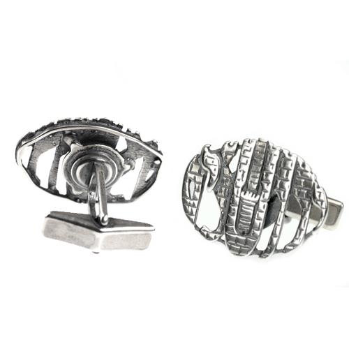 Sterling Silver Jerusalem Cufflinks