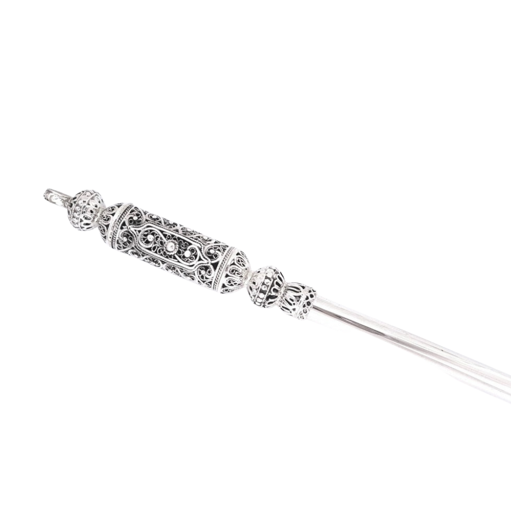 Yad Torah Pointer - Sleek Sterling Silver