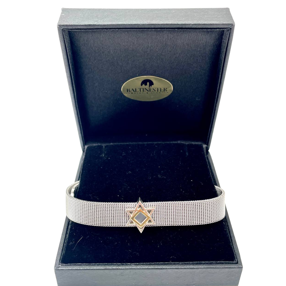 Star of David Bracelet with Nano Bible
