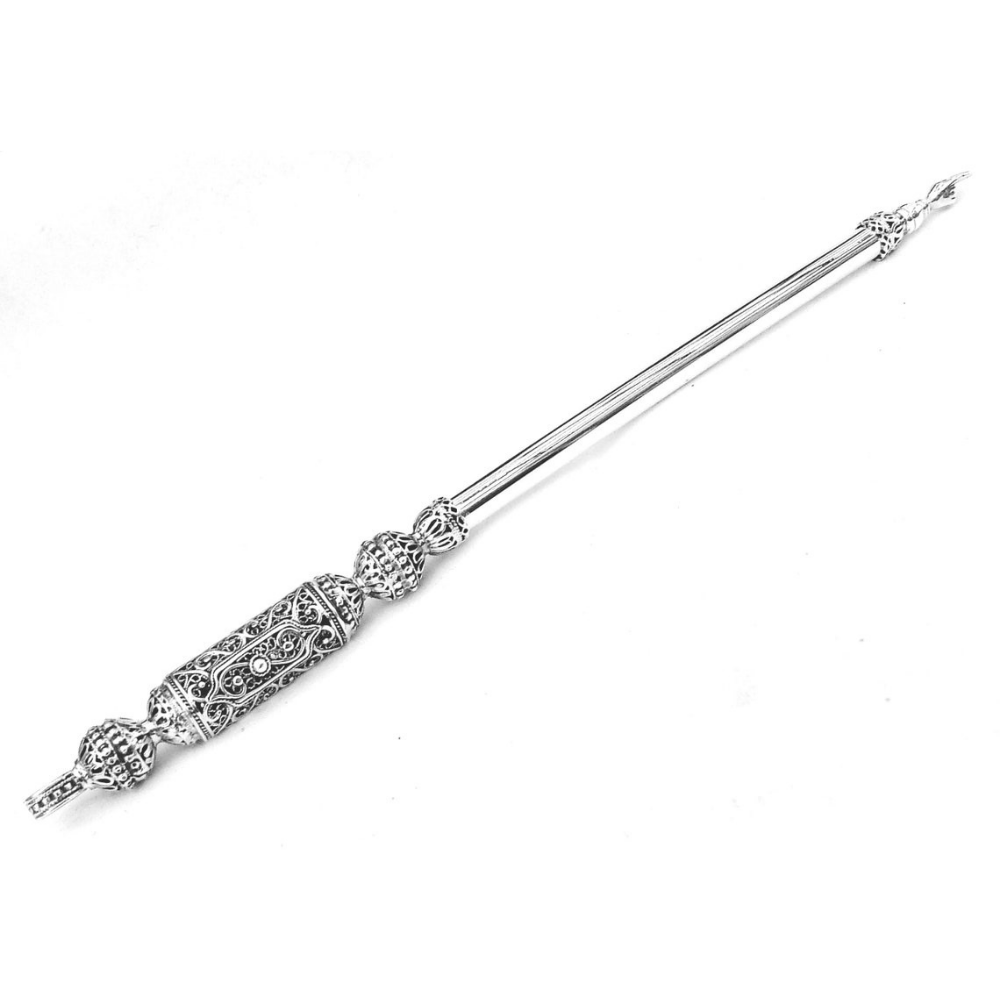 Yad Torah Pointer - Sleek Sterling Silver