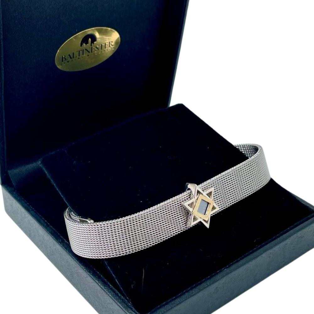 Star of David Bracelet with Nano Bible