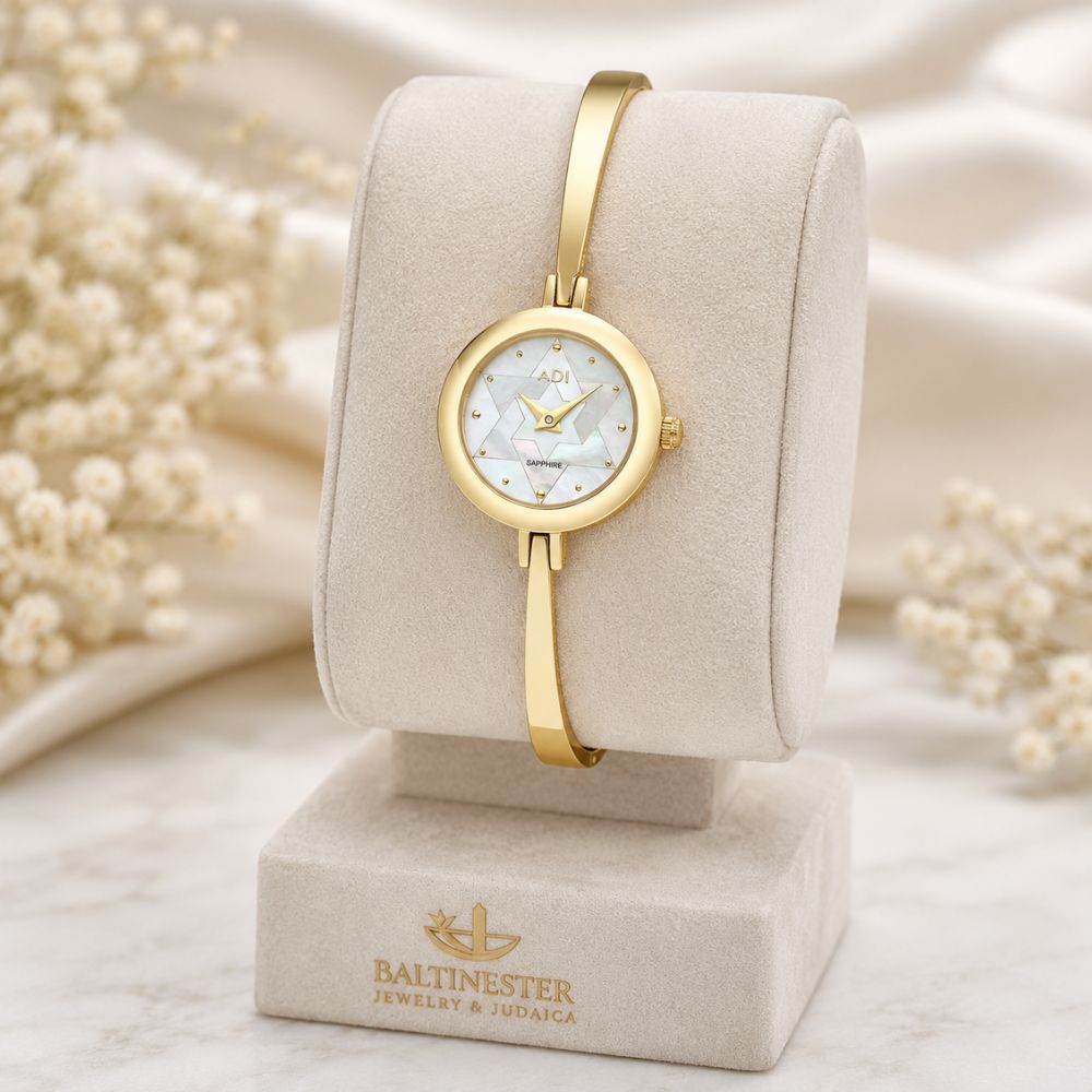 Star of David Women's Watch Stainless Steel Silver or Gold