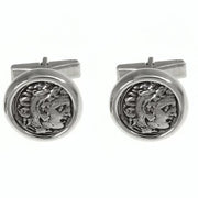 Alexander The Great Coin Cufflinks