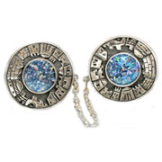 Roman Glass and Jerusalem Tallit Clip