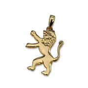 Lion of Judah 14k Gold Pendant - Small