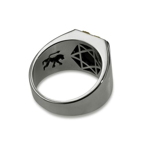 Lion of Judah Silver and Gold Signature Ring