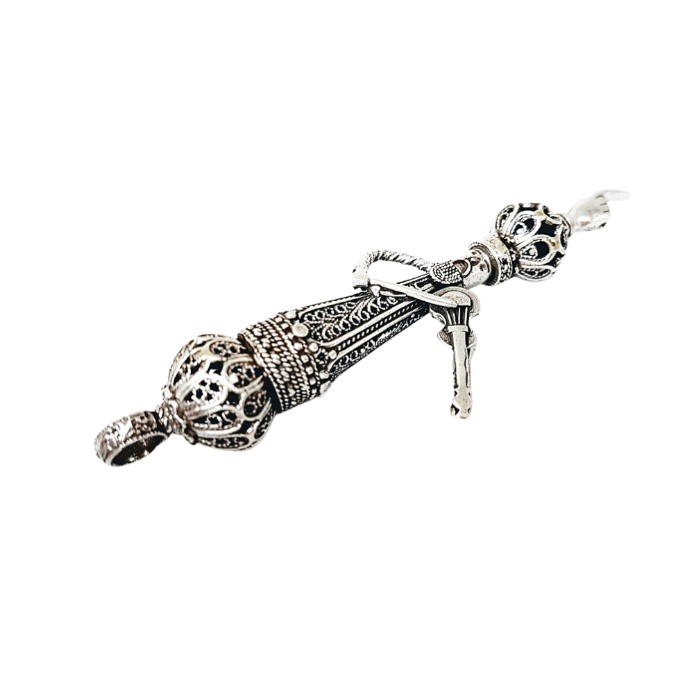 Torah Pointer Klezmer Musician in Sterling Silver - Small