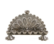 Half-Moon Sterling Silver Filigree Hanukkah Menorah