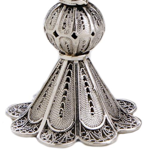 Silver Miniature Filigree Candle Holders