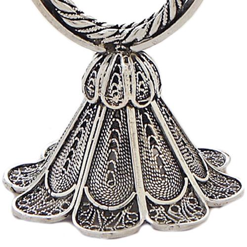 Sterling Silver Filigree Curled Candelabra