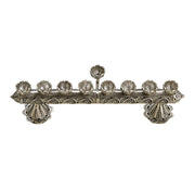 Delicate Silver Filigree Hanukkah Menorah
