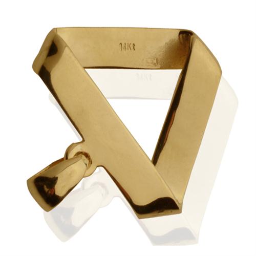 14k Gold Ani L'Dodi Infinity Pendant