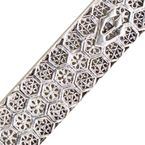 Sterling Silver Box Style Filigree Mezuzah