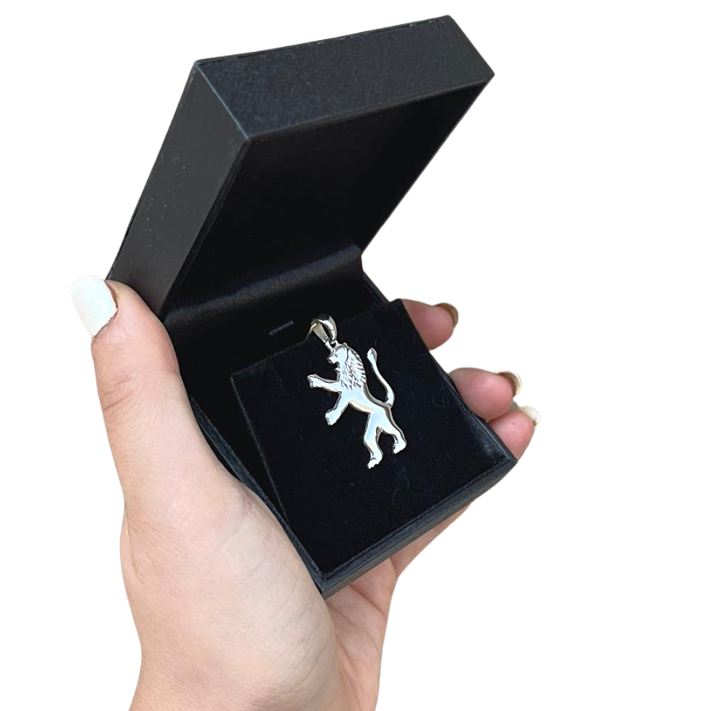 14K Gold Large Lion of Judah Pendant