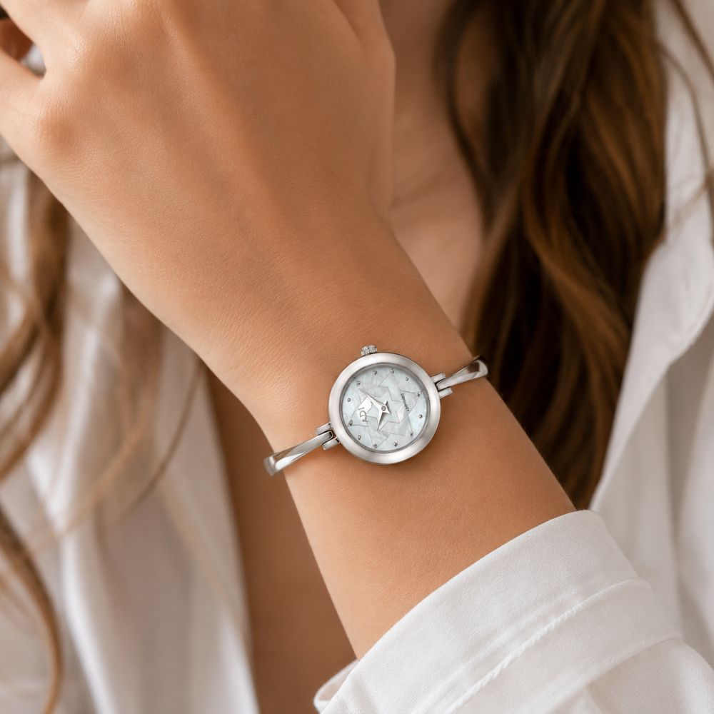 Star of David Women's Watch Stainless Steel Silver or Gold