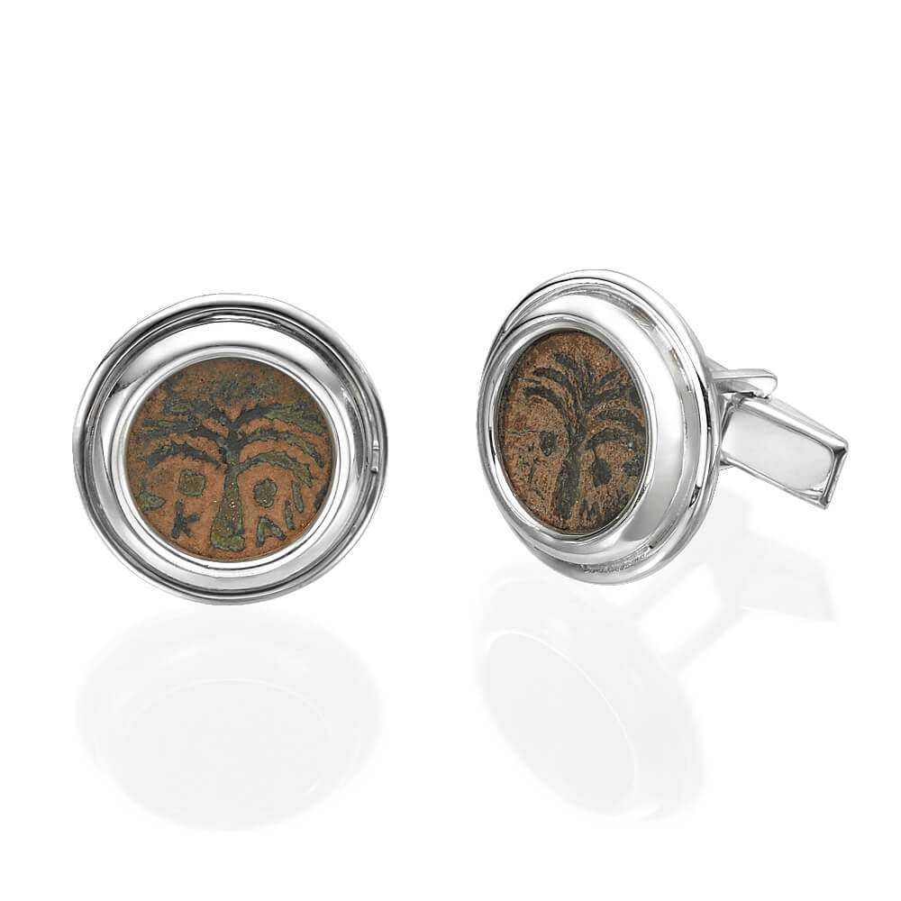 Authentic Roman Coins Sterling Silver Cufflinks