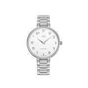 Silver Dial Stainless Steel Strap Watch 35 mm Aleph Bet Unisex