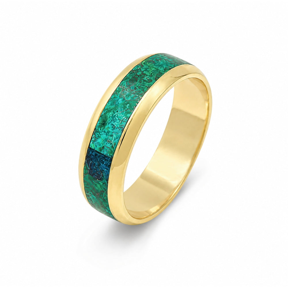 Eilat Stone Ring in 14K Gold