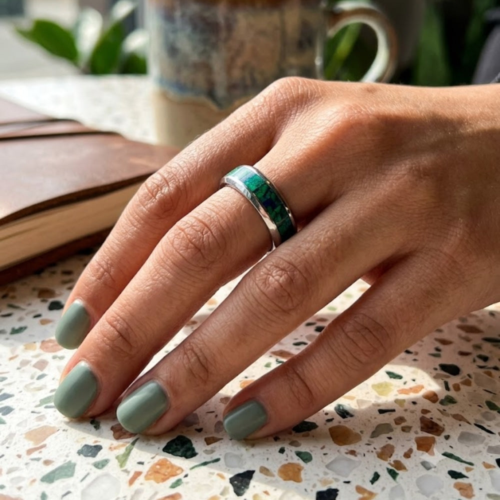 Eilat Stone Ring in 14K Gold