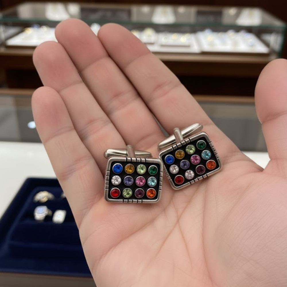 Silver Hoshen Cufflinks