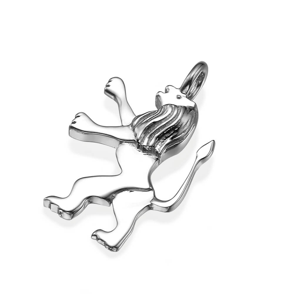 Tiny 14K Gold Tribe of Judah Lion Pendant