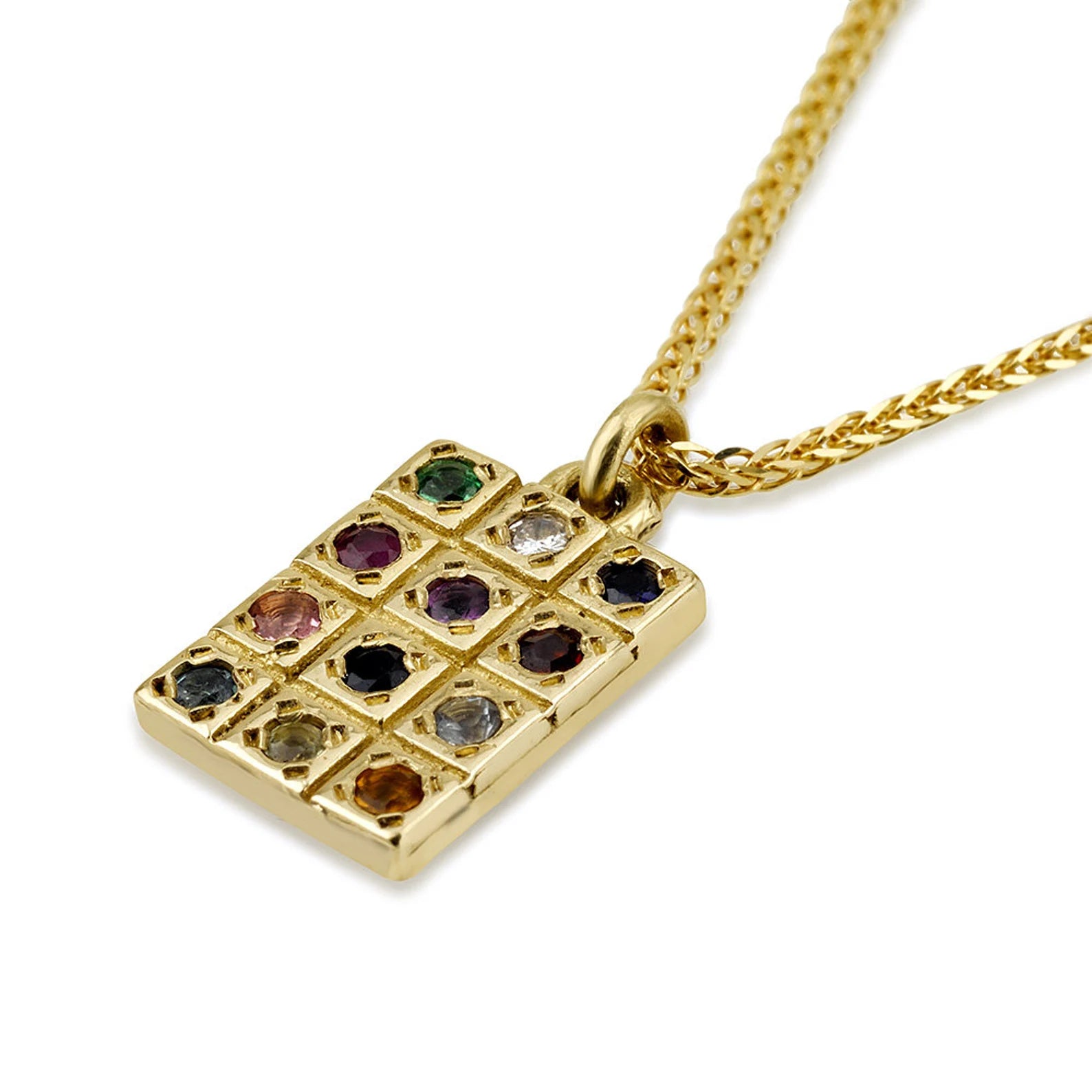 Large 14k Gold Classic Choshen Pendant
