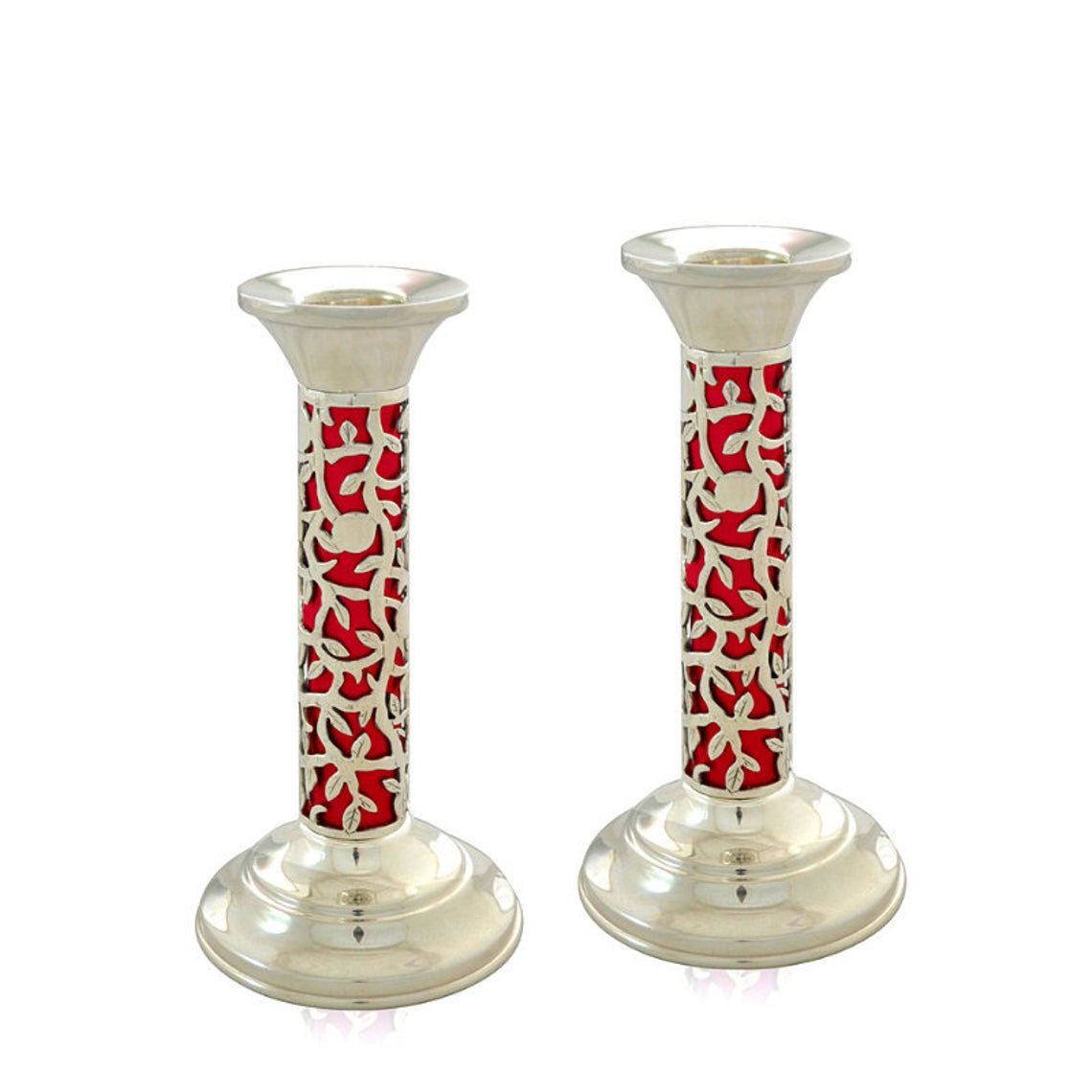 Tova Small Colorful Enamelled Candlesticks