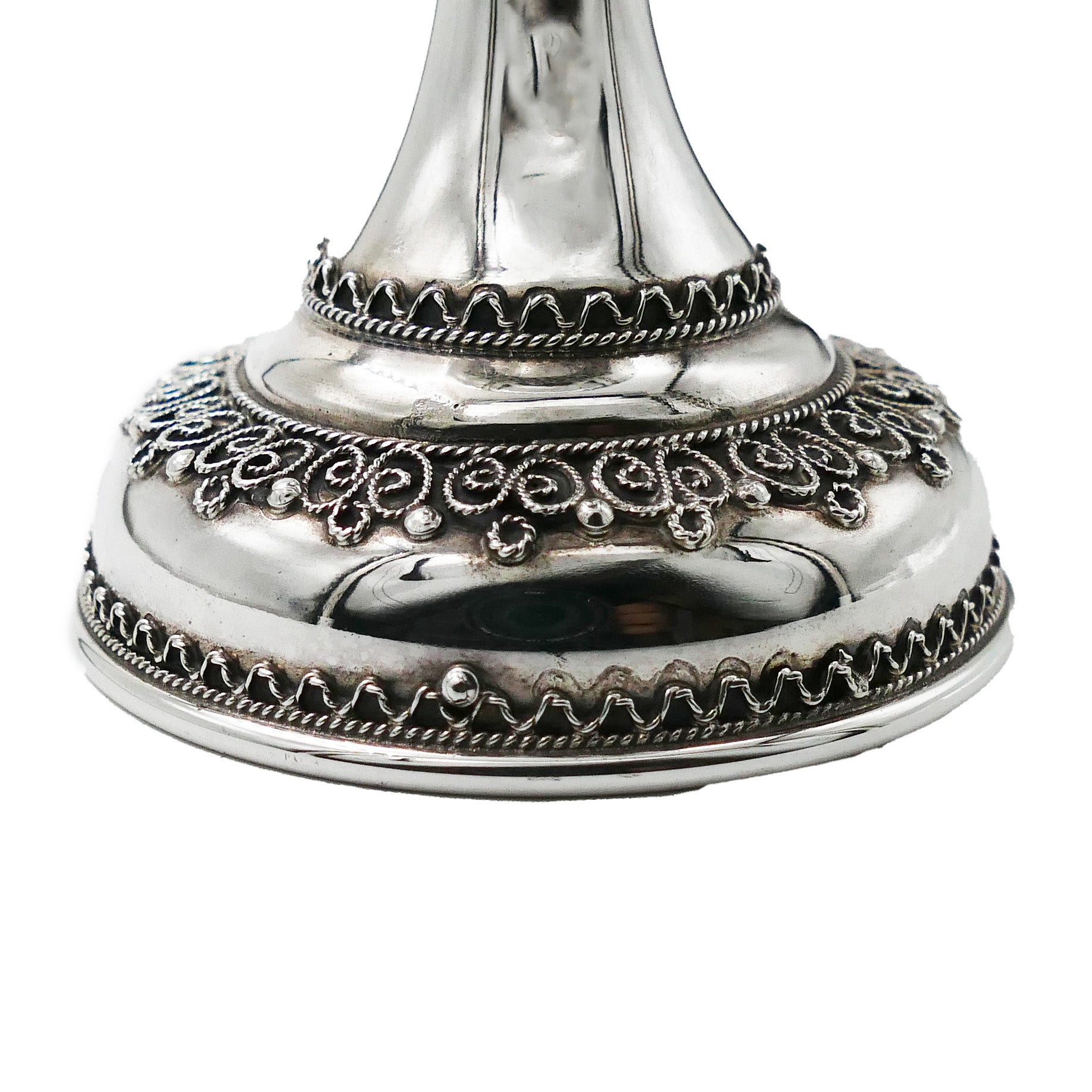 Sleek Sterling Silver Kiddush Cup