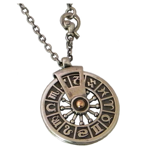 Zodiac Necklace in Silver and Gold