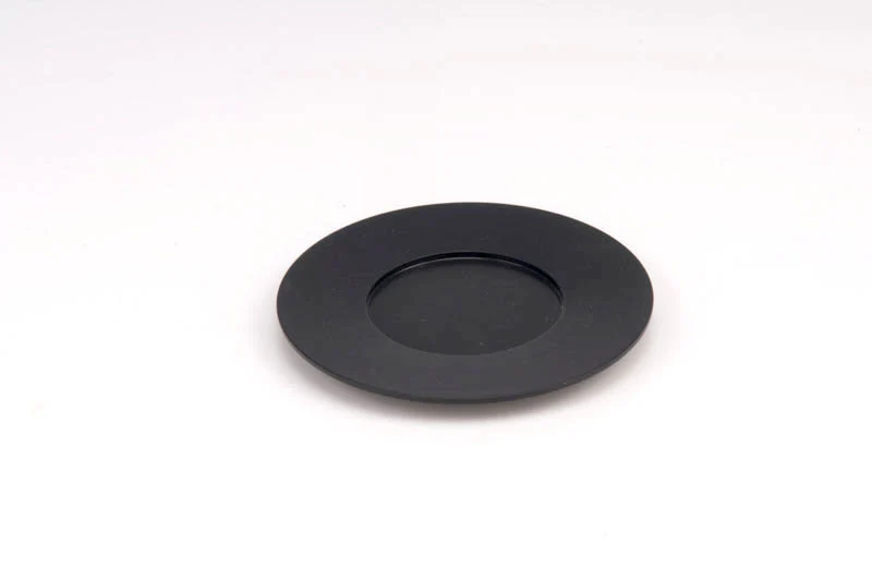 Single Kiddush Cup Plate in Silver Matte Colour