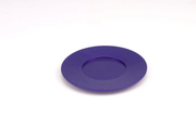 Single Kiddush Cup Plate in Silver Matte Colour