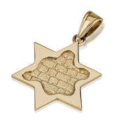 14k Star of David Archeology Kotel Design
