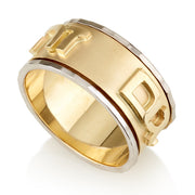 This Too Shall Pass 14K Gold Spinner Ring