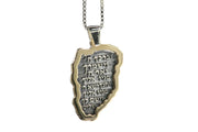 Priestly Blessing Kabbalah Pendant in Unique Design in Silver and Gold