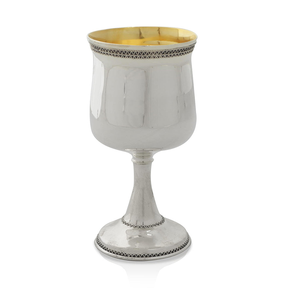 Elad Polished Sterling Silver Kiddush Cup